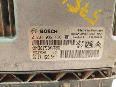 Foto 4ª: Centralita Motor ECU Citroen C3 1.6 BLUEHDI 75 75CV 55KW [BHW (DV6FE)] (2017)