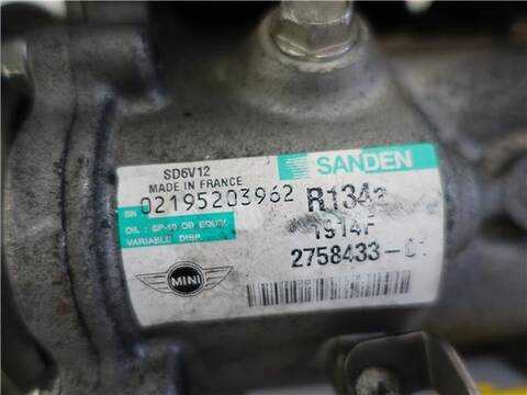 Foto 3ª: Compresor Aire Acondicionado Mini Mini 1.6 COOPER D 109CV 80KW [9HZ (DV6TED4)] (2009)