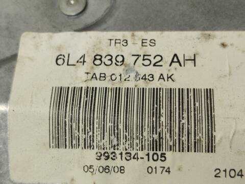 Foto 2ª: Elevalunas Manual Trasero Derecho Seat Ibiza FRESH 86CV 63KW [BXW] (2008)