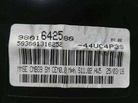 Foto 4ª: Cuadro de Instrumentos Citroen Berlingo GASOLINA [9H06] (2008)