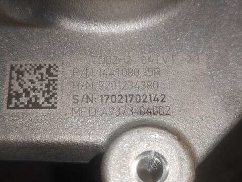 Turbocompresor Renault Captur H4BB408