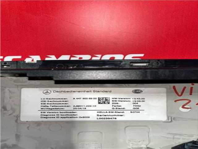 Foto 3ª: Luz Interior Mercedes Vito 109/111 CDI WORKER COMPACTA CDI CAT 114CV 84KW FURGON [R9M 503] (2018)