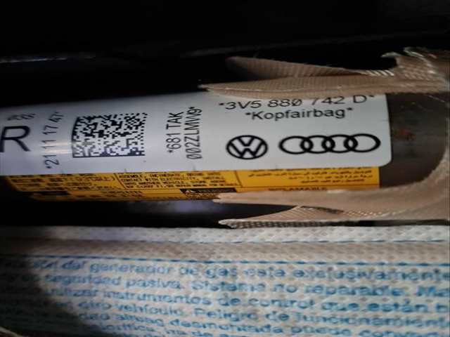 Airbag Cortina Delantero Derecho Skoda Superb AMBITION 150CV 110KW