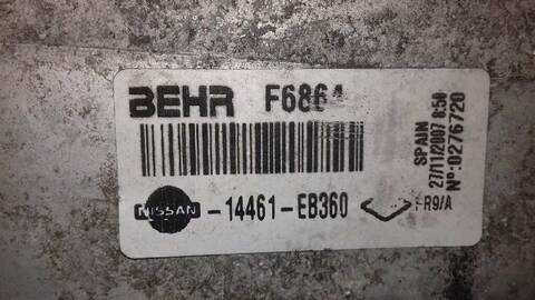 Foto 3ª: Intercooler Nissan Pathfinder 2.5 DCI SE 171CV 126KW [YD25 EURO 4] (2007)