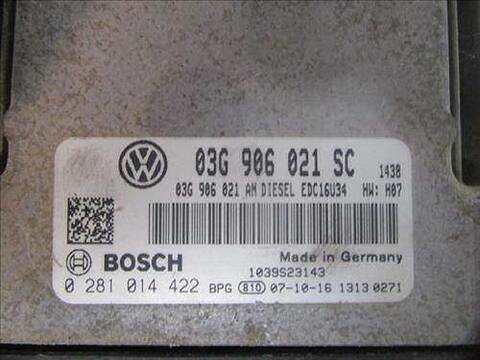 Foto 2ª: Centralita Motor ECU Seat Leon 1.9 TDI 105CV [(D) BXE] (2008)