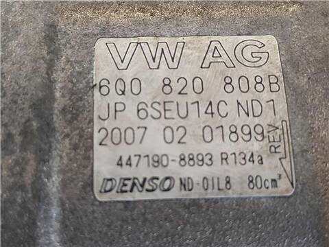 Foto 3ª: Compresor Aire Acondicionado Volkswagen Polo 1.6 16V 105CV 77KW [BTS] (2007)