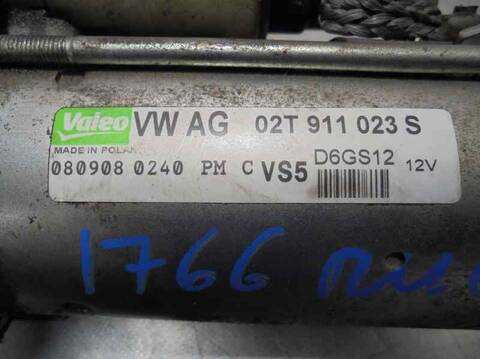 Foto 2ª: Motor de Arranque Skoda Fabia 1.2 60CV 44KW [BBM] (2008)
