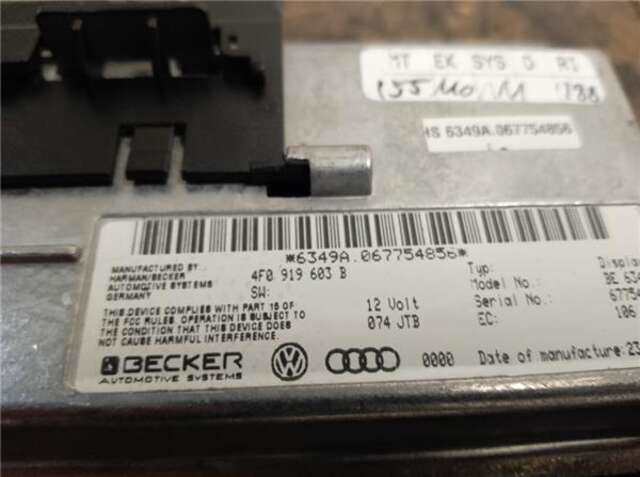 Foto 3ª: Sistema GPS Audi A6 3.2 FSI QUATTRO [3.2 LTR. - 188 KW V6 24V FSI] [AUK]