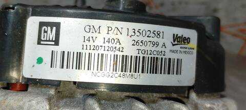 Foto 4ª: Alternador Opel Insignia EXCELLENCE BERLINA 131CV 96KW [A20DTJ] (2012)