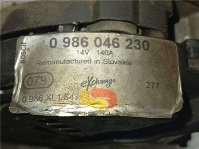 Foto 2ª: Alternador Opel Vectra 2.0 CLUB [2.0 LTR. - 74 KW DTI]