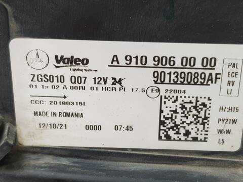 Foto 3ª: Faro Izquierdo Mercedes Sprinter 311-314-316 CDI (2018)