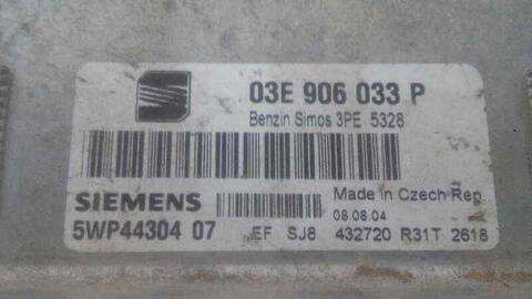 Foto 3ª: Centralita Motor ECU Seat Ibiza VERSION INDEFINIDA (2002)