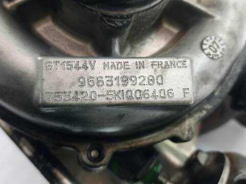 Foto 2ª: Turbocompresor Citroen C4 AVATAR 109CV [9HZDV6TED4] (2006)