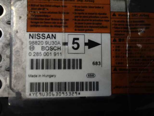 Foto 2ª: Centralita Airbag Nissan Note 1.500 DCI 86CV/63KW 0CV [K9K 276] (2006)