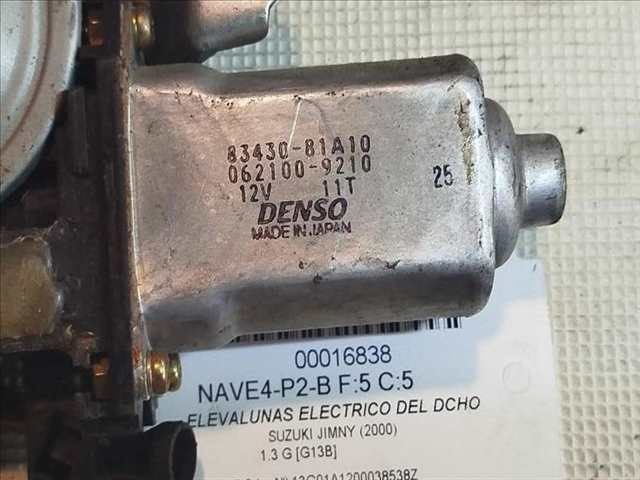 Foto 3ª: Elevalunas Eléctrico Delantero Derecho Suzuki Jimny 1.3 G [G13B] (2000)