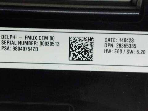 Foto 2ª: Mando Calefacción A. A. Citroen C4 BUSINESS 95CV 70KW [8F01] (2014)