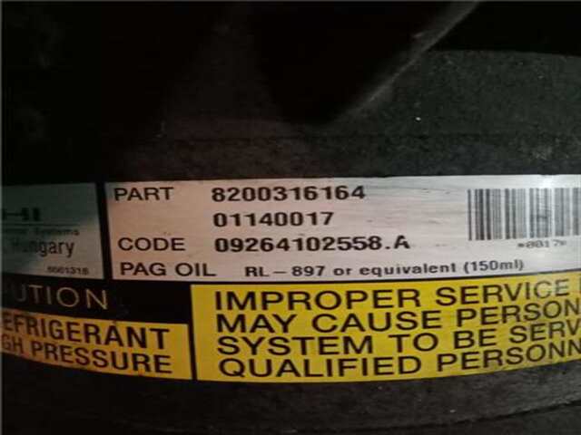 Foto 2ª: Compresor Aire Acondicionado Renault Megane 1.5 DCI (BM0F. CM0F) II (BM0/1_, CM0/1_) [K9K 722]