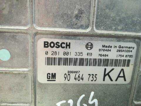 Foto 2ª: Centralita Motor ECU Opel Vectra BERLINA [X20DTL] (1995)