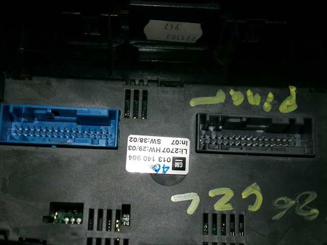 Foto 4ª: Mando Calefacción A. A. Opel Zafira 2.0 DTI MODELA A, 1999-2005 [Y20DTH] (2004)