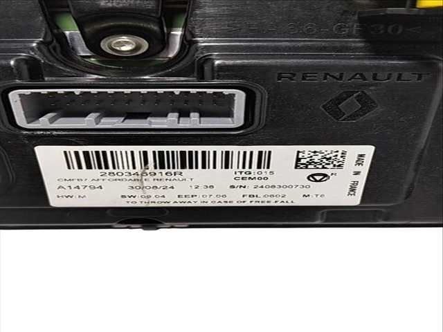 Foto 3ª: Pantalla Multifuncion Renault Clio 1.0 TCE BIVALENT. GASOLINA - GPL 101CV (2019)