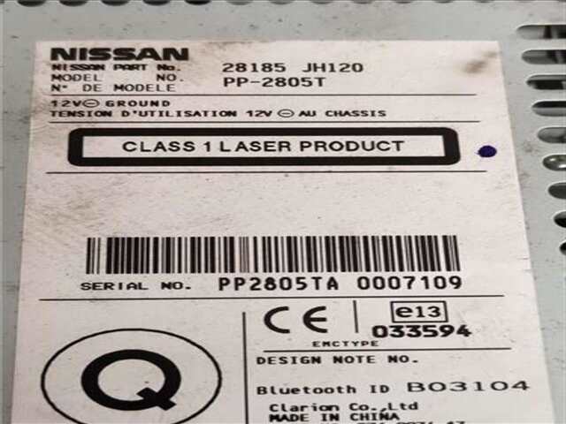Foto 3ª: Sistema Audio Radio CD Nissan X-Trail 2.0 DCI (T31)(03.2007-_) [M9R 760]