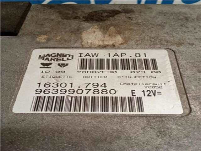 Foto 2ª: Centralita Motor ECU Peugeot 206 1.4 I [KFW (TU3JP)]