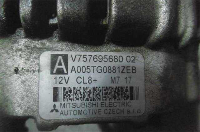 Foto 1ª: Alternador Peugeot 207 1.4 CONFORT [1.4 LTR. - 70 KW 16V VTI CAT (8FS - EP3)] [8FS (EP3)]