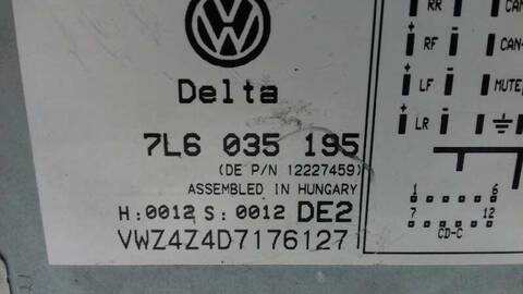 Foto 3ª: Sistema Audio Radio CD Volkswagen Touareg TDI R5 174CV 128KW [BAC] (2004)