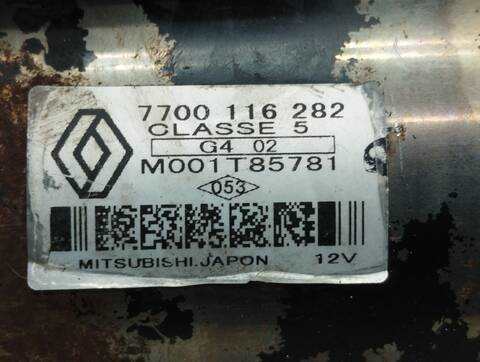 Foto 3ª: Motor de Arranque Renault Kangoo AUTHENTIQUE 4X4 84CV 62KW [F9Q 37] (2004)