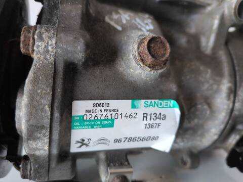 Foto 2ª: Compresor Aire Acondicionado Peugeot 208 9HP (2014)