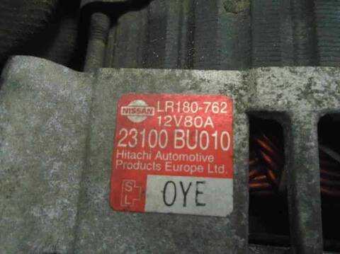 Foto 2ª: Alternador Nissan Almera 1.5 16V CAT 90CV 66KW [QC15] (2001)