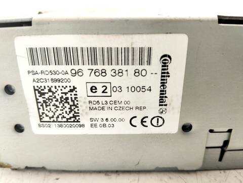 Foto 3ª: Sistema Audio Radio CD Citroen C4 COLLECTION 1 16V 88CV (2004)