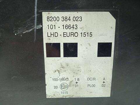 Foto 3ª: Faro Izquierdo Renault Vel Satis 3.0 V6 DCI TD CAT 177CV 130KW (2005)