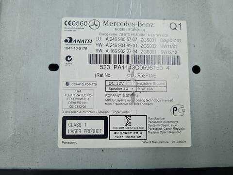 Foto 2ª: Sistema GPS Mercedes Clase A 140 A 200 CDI BLUEEFFICIENCY 176.001) 136CV 100KW [651901] (2012)