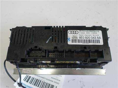 Foto 2ª: Mando Climatizador Audi A4 1.9 TDI 96KW) AVANT 130CV [AVF] (2004)