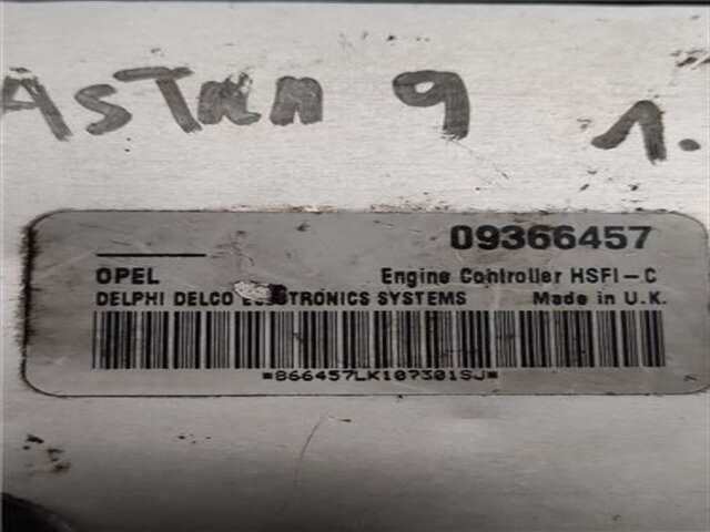 Foto 3ª: Centralita Motor ECU Opel Astra 1.6 [X 16 SZR]