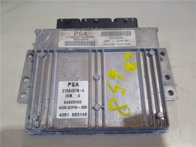 Foto 3ª: Centralita Motor ECU Citroen C2 1.4 [KFV (TU3JP)]