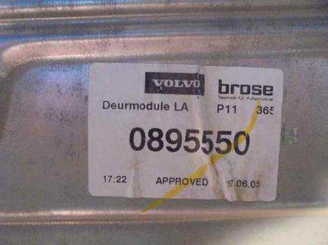 Foto 3ª: Elevalunas Manual Trasero Izquierdo Volvo S40 2.0 DIESEL CAT BERLINA 136CV 100KW [D4204T] (2005)