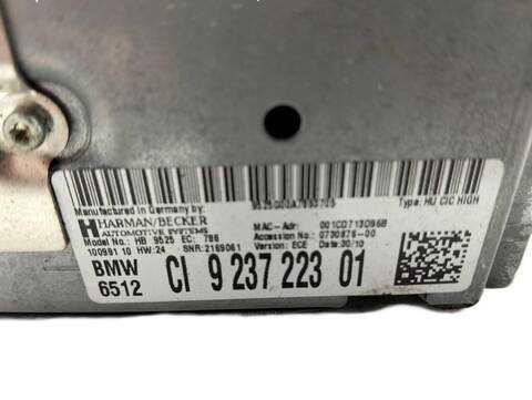 Foto 2ª: Sistema Audio Radio CD Bmw Serie 5 518 530 D 245CV [N57D30A] (2009)