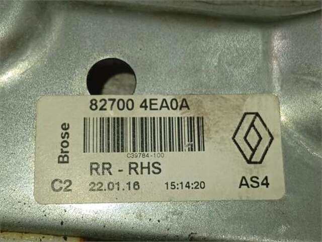 Foto 2ª: Elevalunas Eléctrico Trasero Derecho Renault Kadjar 1.6 EXPERIENCE [1.6 LTR. - 96 KW DCI DIESEL FAP ENERGY]