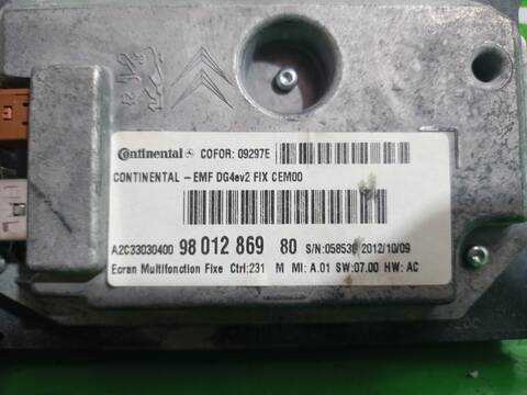 Foto 2ª: Pantalla Multifuncion Peugeot 508 ACTIVE 140CV 103KW [8DRHF8] (2012)