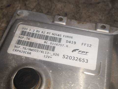 Foto 2ª: Centralita Motor ECU Fiat 500 169A4000 (2015)