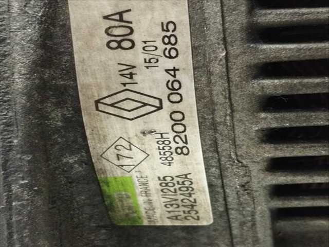 Foto 2ª: Alternador Renault Megane 1.9 D AUTHENTIQUE 80CV 59KW I FASE 2 CLASSIC LA..) [F9Q Q7] (2001)
