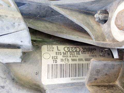 Foto 3ª: Faro Izquierdo Audi A5 3.0 TDI QUATTRO 240CV 176KW [CAPA,CCWA] (2008)