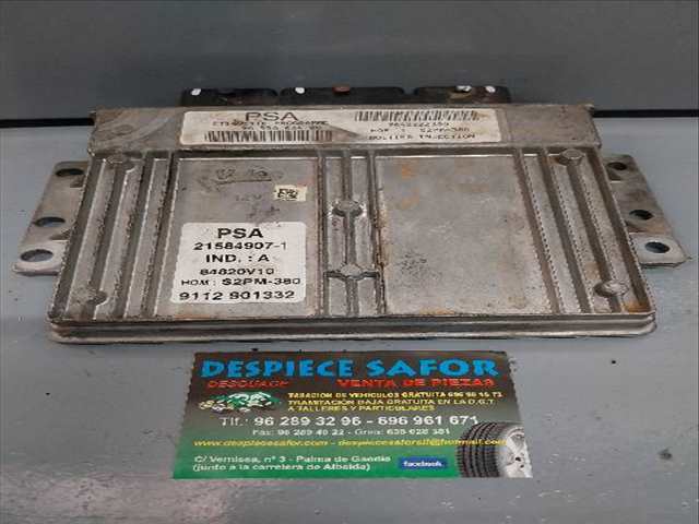 Foto 1ª: Centralita Motor ECU Citroen C3 1.4 G (2004)