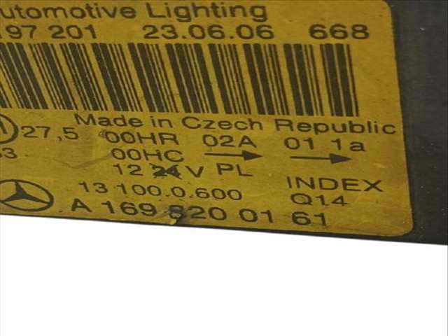 Foto 3ª: Piloto Delantero Izquierdo Mercedes Clase A 140 A 180 CDI 169.007 169.307) (2004)