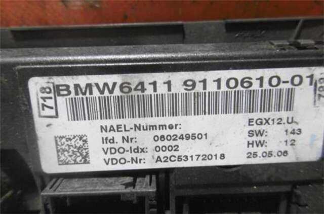 Mando Climatizador Bmw Serie 3 315 2.0 320D [2.0 LTR. - 130 KW TURBODIESEL CAT]