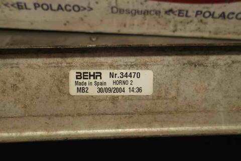 Foto 3ª: Intercooler Renault Scenic AUTHENTIQUE 82CV 60KW [K9K D7] (2004)