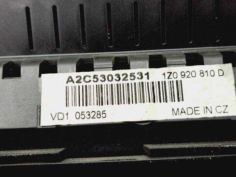 Foto 4ª: Cuadro de Instrumentos Skoda Octavia ACTIVE BERLINA 105CV 77KW [BJB] (2005)