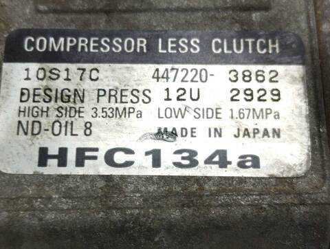 Foto 2ª: Compresor Aire Acondicionado Chrysler Neon 2.0 16V CAT 133CV 98KW [2 0L] (2001)